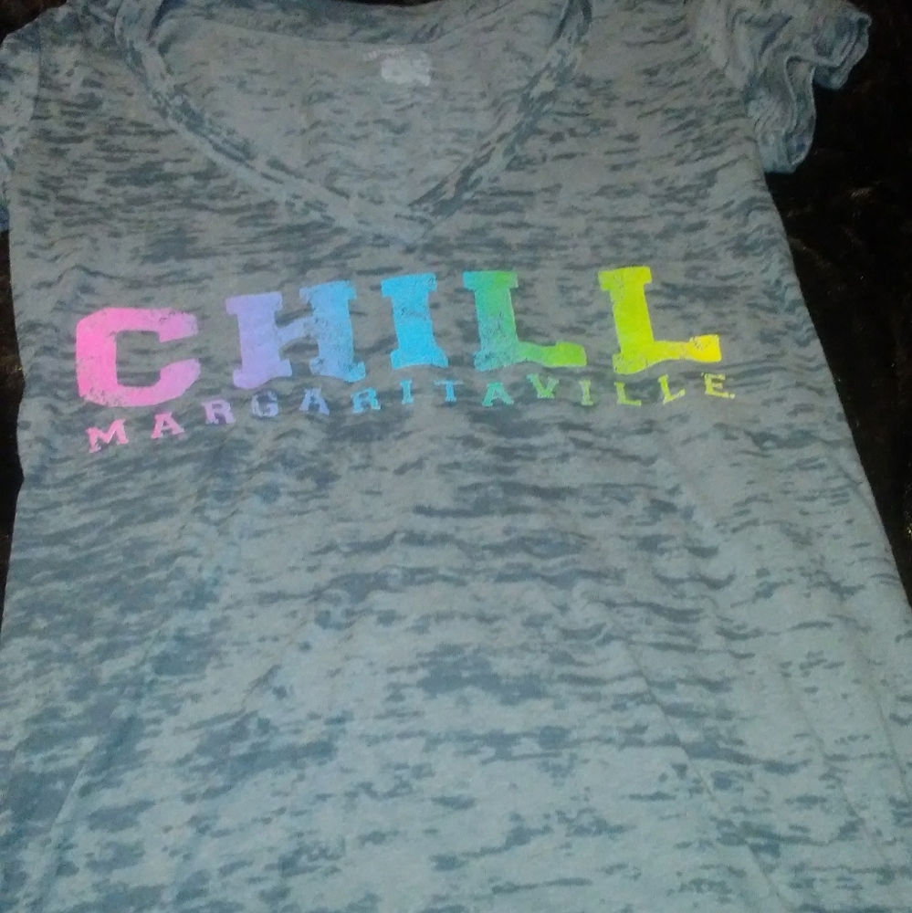 CHILL MARGARITAVILLE Spotted Leopard Colored Shirt